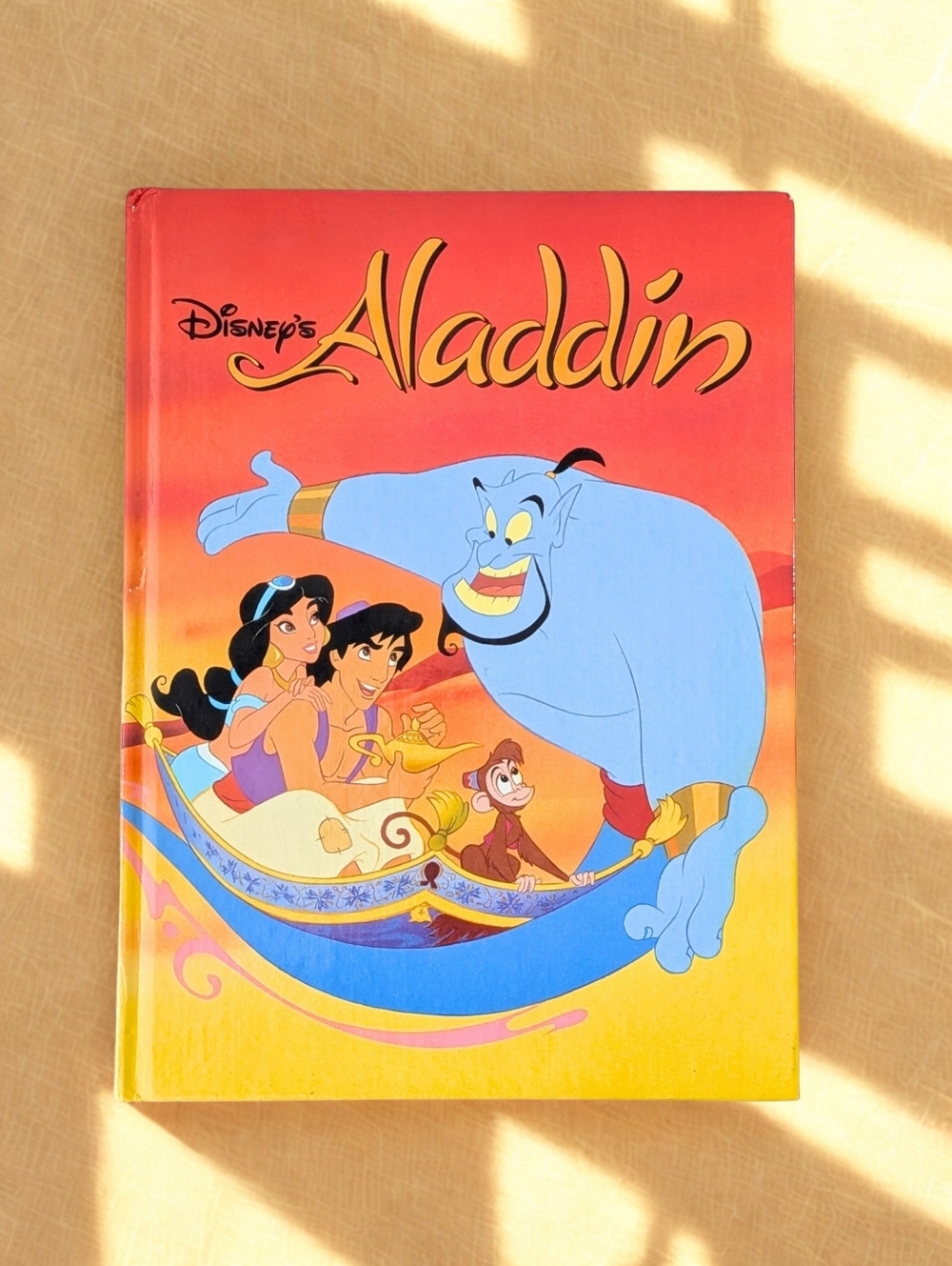 Vintage Disney Aladdin Hardcover Book | Classic Storybook | 90s Nostalgia